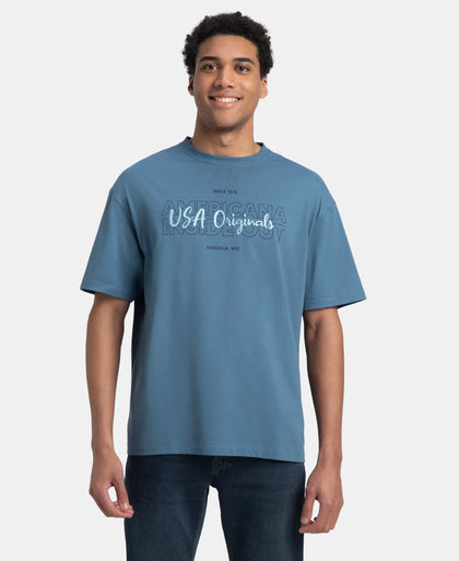 Super Combed Cotton Rich Graphic Printed Oversized T-Shirt - Stellar USA