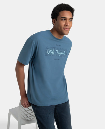 Super Combed Cotton Rich Graphic Printed Oversized T-Shirt - Stellar USA