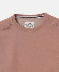 Super Combed Cotton Rich Fleece Sweatshirt with StayWarm Technology - Brownie