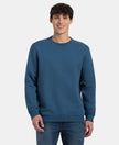 Super Combed Cotton Rich Fleece Sweatshirt with StayWarm Technology - Ensign Blue