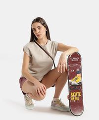 Super Combed Cotton Rich Hybrid Tank Top with Ribbed Sleeves - Dove