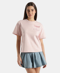 Super Combed Cotton Rich Oversized Graphic Print T-Shirt with Drop Shoulder Styling - Potpourri