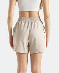 Super Combed Cotton Regular Fit Hybrid Cargo Shorts - Pebble Grey