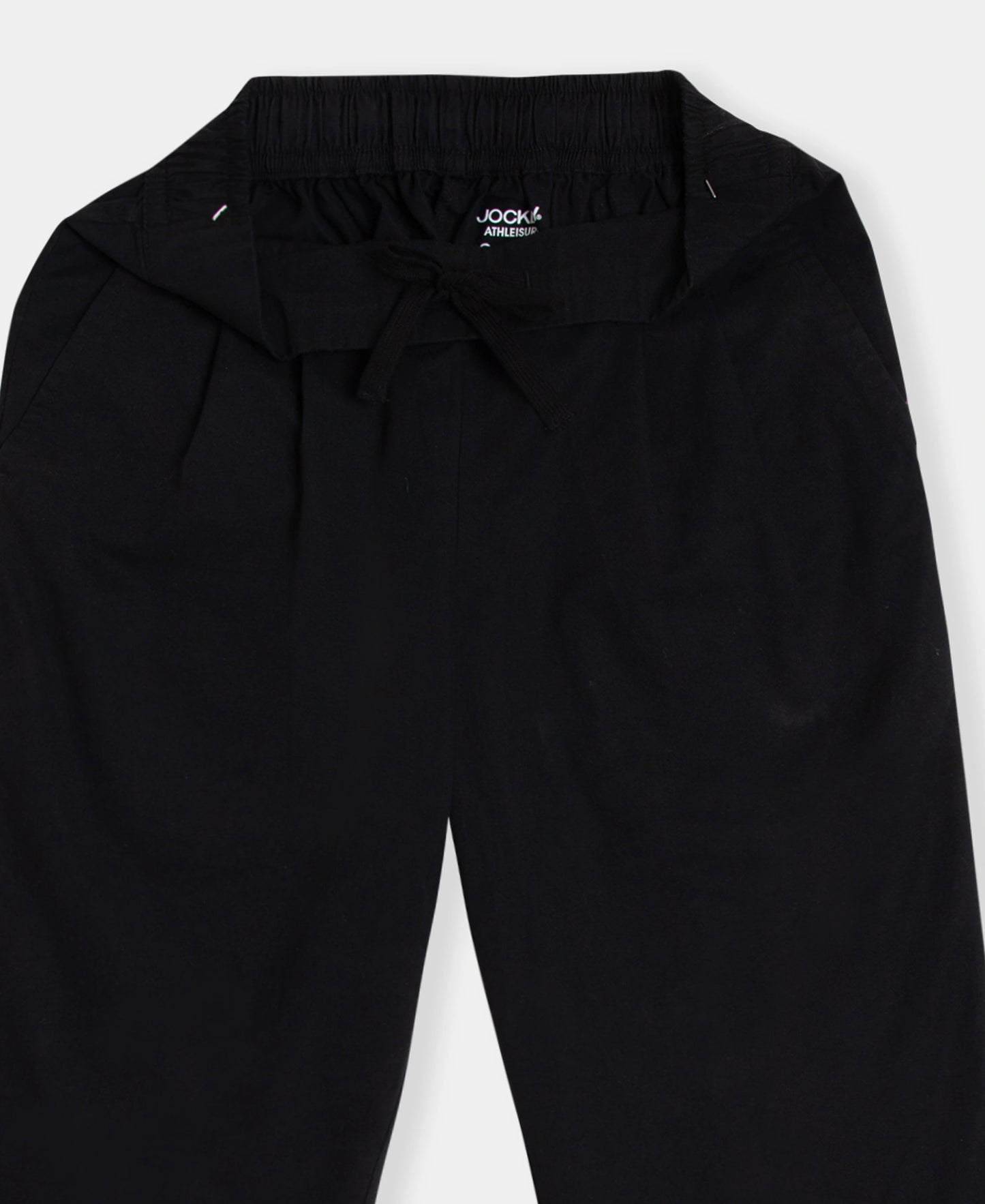 Super Combed Cotton Regular Fit Hybrid Travel Pants - Black