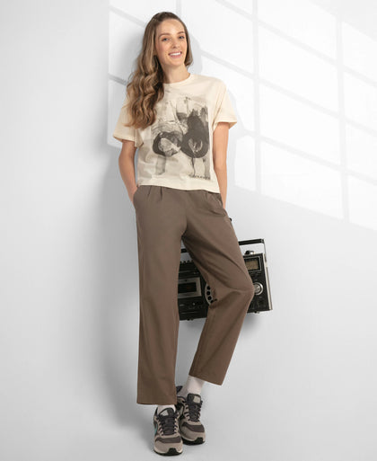 Super Combed Cotton Regular Fit Hybrid Travel Pants - Dark Khaki