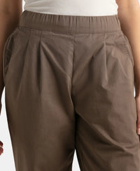 Super Combed Cotton Regular Fit Hybrid Travel Pants - Dark Khaki