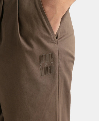 Super Combed Cotton Regular Fit Hybrid Travel Pants - Dark Khaki
