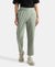 Super Combed Cotton Regular Fit Hybrid Travel Pants - Iceberg Green