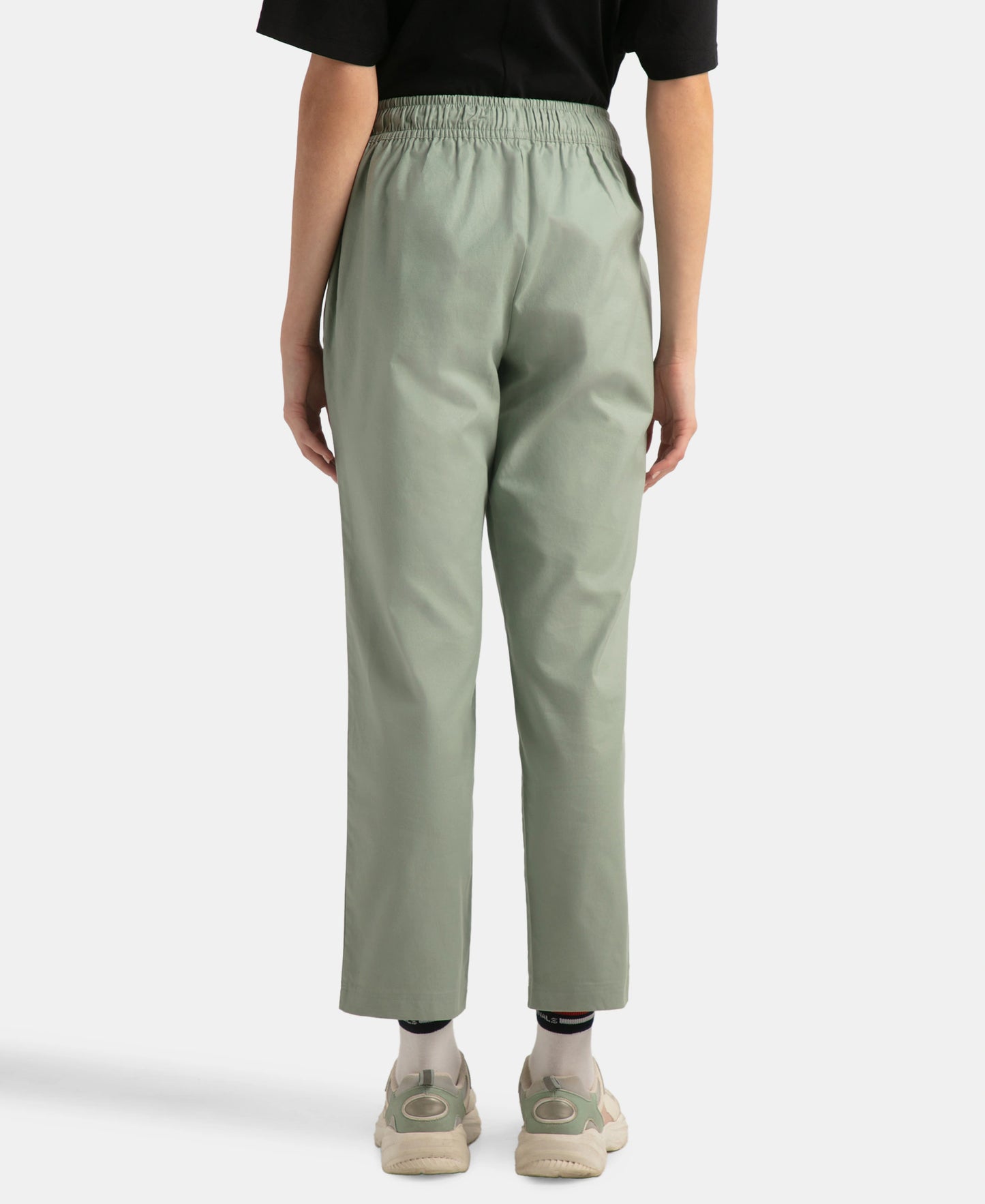 Super Combed Cotton Regular Fit Hybrid Travel Pants - Iceberg Green