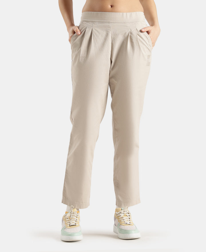 Super Combed Cotton Regular Fit Hybrid Pants - Pebble Grey