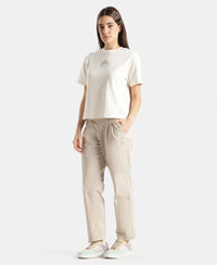 Super Combed Cotton Regular Fit Hybrid Pants - Pebble Grey