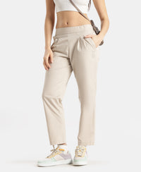 Super Combed Cotton Regular Fit Hybrid Pants - Pebble Grey