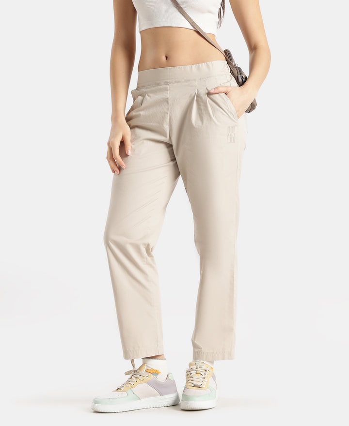 Super Combed Cotton Regular Fit Hybrid Pants - Pebble Grey