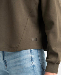 Super Combed Cotton Rich Oversized Printed Full Sleeve T-Shirt - Turkish Coffee