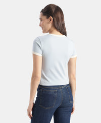 Super Combed Cotton Rich Graphic Printed T-Shirt - Skyway