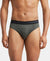 Super Combed Cotton Solid Brief with Stay Fresh Treatment - Deep Olive-1