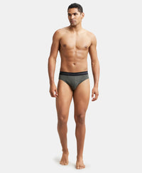 Super Combed Cotton Solid Brief with Stay Fresh Treatment - Deep Olive-4