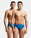 Super Combed Cotton Solid Brief with Stay Fresh Treatment - Poseidon-1