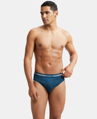 Super Combed Cotton Solid Brief with Stay Fresh Treatment - Reflecting Pond-6