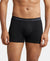 Super Combed Cotton Rib Solid Trunk with StayFresh Treatment - Black-1