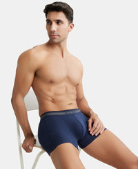 Super Combed Cotton Rib Solid Trunk with StayFresh Treatment - Deep Navy-7