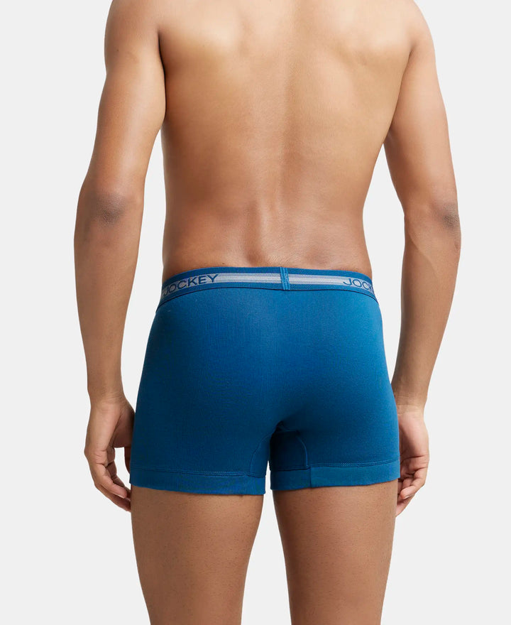 Super Combed Cotton Rib Solid Trunk with StayFresh Treatment - Poseidon-3