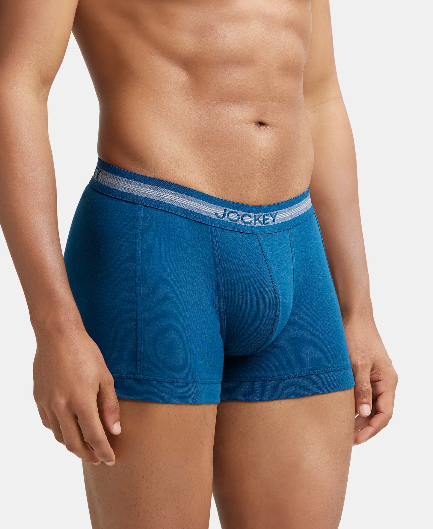Super Combed Cotton Rib Solid Trunk with StayFresh Treatment - Poseidon-3