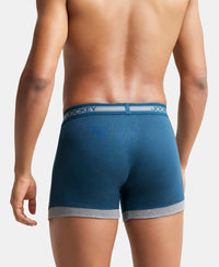 Super Combed Cotton Rib Solid Boxer Brief with StayFresh Treatment - Reflecting Pond & Mid Grey Mel-3