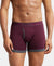 Super Combed Cotton Rib Solid Boxer Brief with StayFresh Treatment - Black & Wine Tasting-1