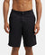 Super Combed Mercerised Cotton Woven Straight Fit Shorts with Side Pockets - Black-1