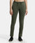 Super Combed Cotton Elastane Slim Fit Trackpants With Side Pockets - Beetle-1