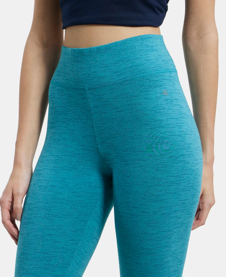 Super Combed Cotton Elastane Slim Fit Capri with Ultrasoft Waistband - Biscaybay Marl-6