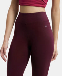 Super Combed Cotton Elastane Slim Fit Capri with Ultrasoft Waistband - Wine Tasting & Biscay bay-6