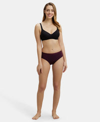 High Coverage Super Combed Cotton Hipster With Ultrasoft Exposed Waistband and StayFresh Treatment - Dark Assorted-7