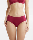 High Coverage Micro Modal Elastane Hipster With Ultrasoft Concealed Waistband - Anemone-1
