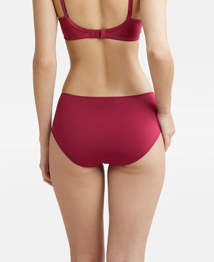 High Coverage Micro Modal Elastane Hipster With Ultrasoft Concealed Waistband - Anemone-3