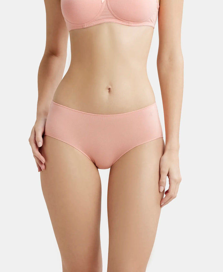 High Coverage Micro Modal Elastane Hipster With Ultrasoft Concealed Waistband - Assorted (Pack of 2)-2