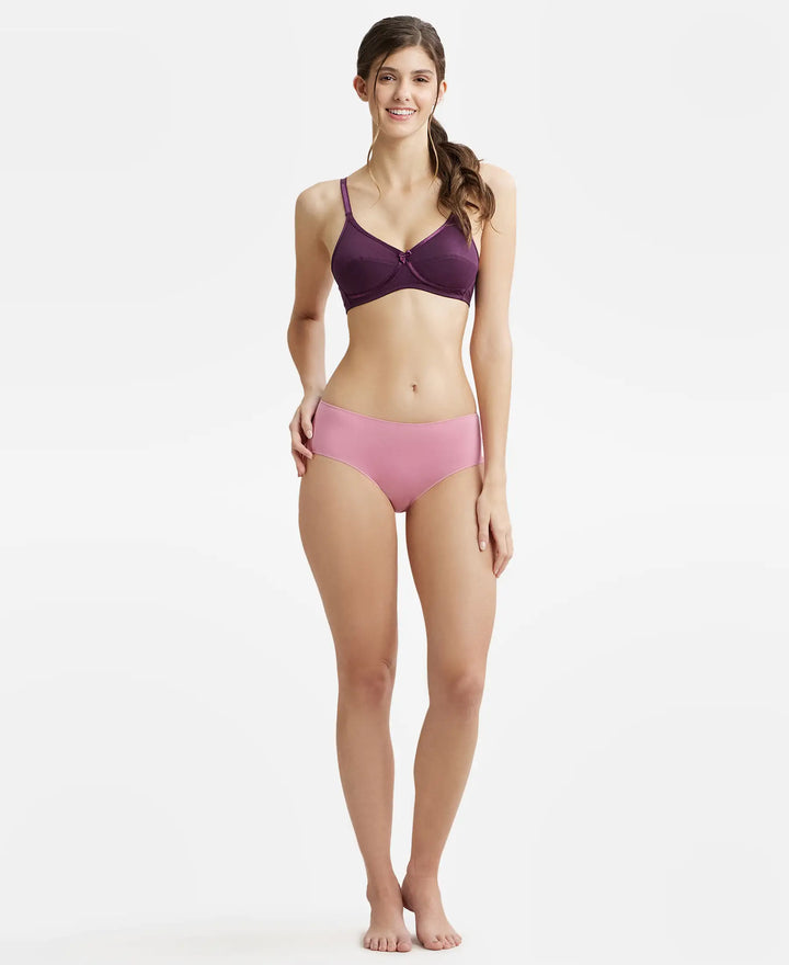High Coverage Micro Modal Elastane Hipster With Ultrasoft Concealed Waistband - Assorted (Pack of 2)-11