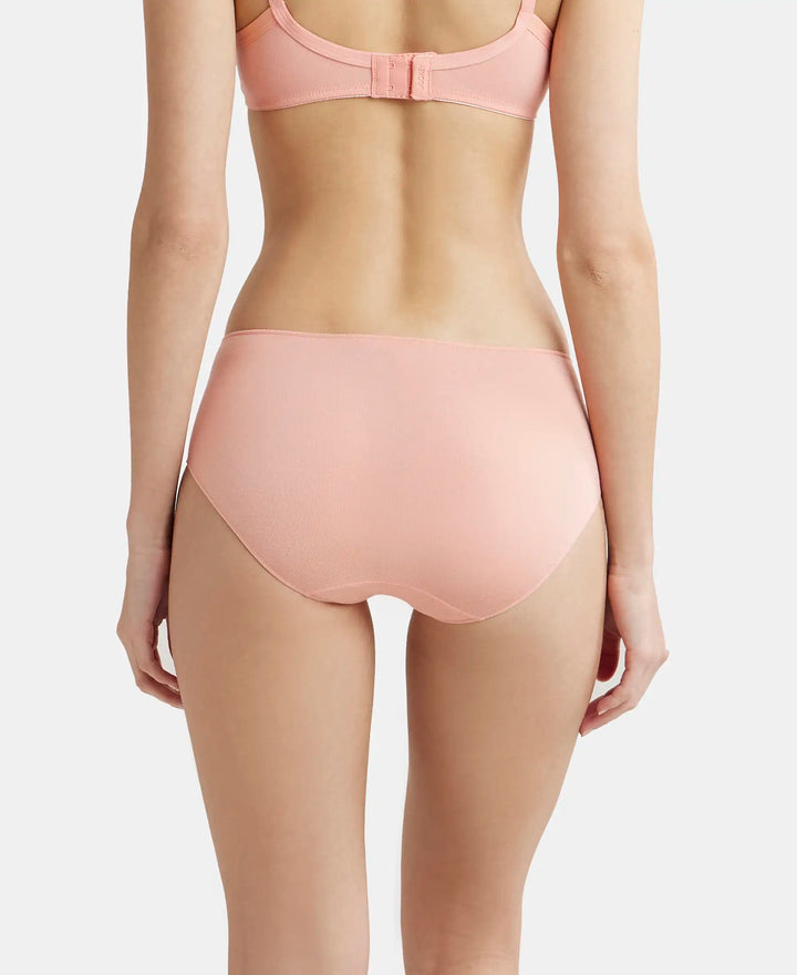 High Coverage Micro Modal Elastane Hipster With Ultrasoft Concealed Waistband - Assorted (Pack of 2)-4