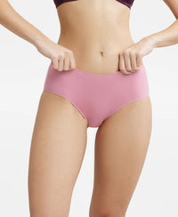 High Coverage Micro Modal Elastane Hipster With Ultrasoft Concealed Waistband - Cashmere Rose-5