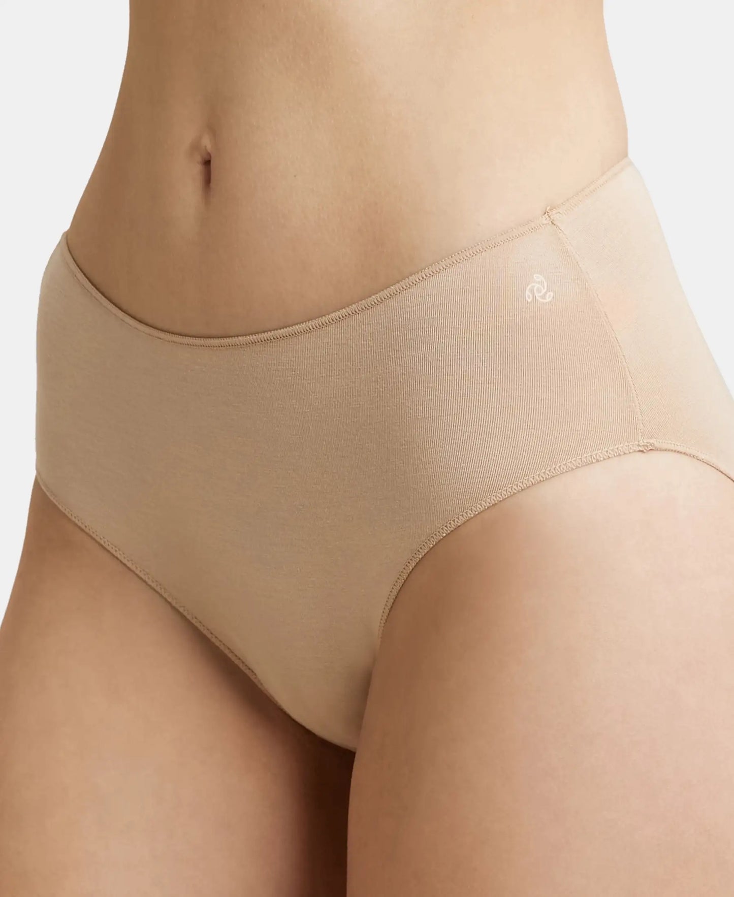 High Coverage Micro Modal Elastane Hipster With Ultrasoft Concealed Waistband - Skin-6