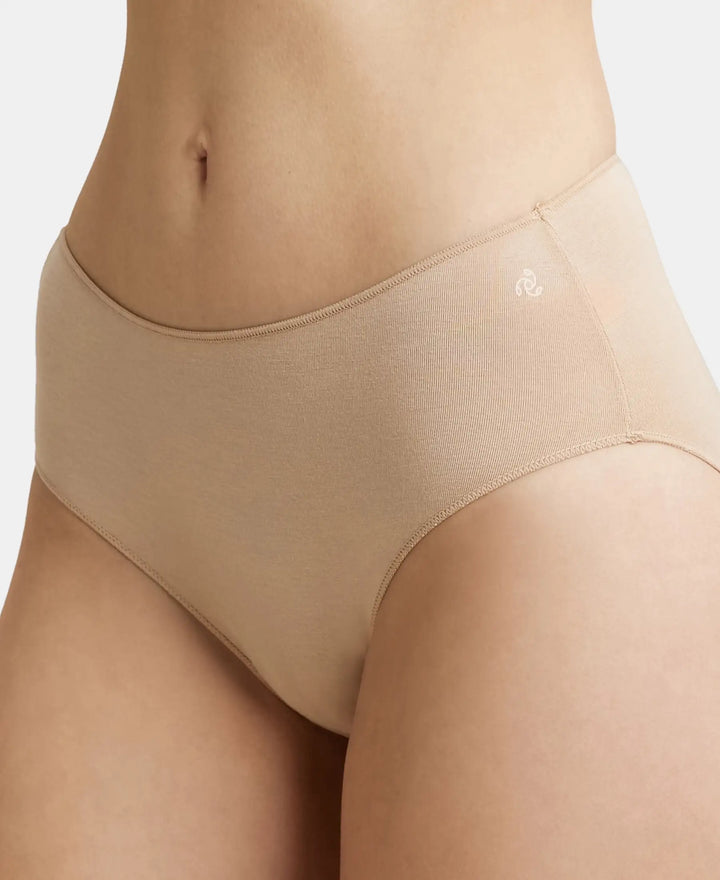 High Coverage Micro Modal Elastane Hipster With Ultrasoft Concealed Waistband - Skin-6