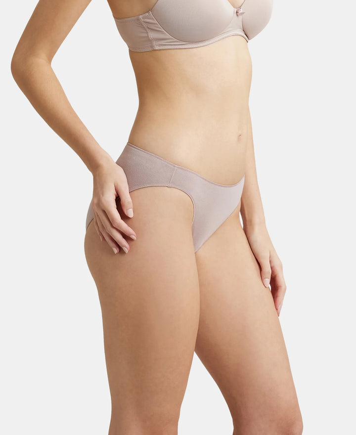 Medium Coverage Micro Modal Elastane Bikini With Concealed Waistband and StayFresh Treatment - Assorted (Pack of 2)-9