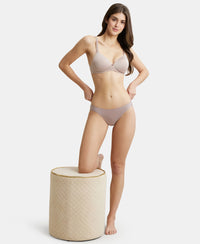 Medium Coverage Micro Modal Elastane Bikini With Concealed Waistband and StayFresh Treatment - Mocha-6