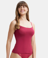 Micro Modal Elastane Stretch Camisole with Adjustable Straps and StayFresh Treatment - Anemone-2