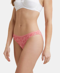 Medium Coverage Micro Modal Elastane Stretch Bikini With Exposed Waistband - Assorted-2