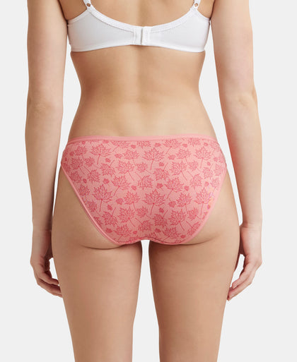 Medium Coverage Micro Modal Elastane Stretch Bikini With Exposed Waistband - Assorted-3