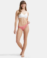Medium Coverage Micro Modal Elastane Stretch Bikini With Exposed Waistband - Assorted-4
