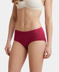 Full Coverage Micro Modal Elastane Full Brief With Exposed Waistband and StayFresh Treatment  - Anemone-2