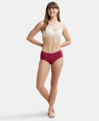 Full Coverage Micro Modal Elastane Full Brief With Exposed Waistband and StayFresh Treatment  - Anemone-4